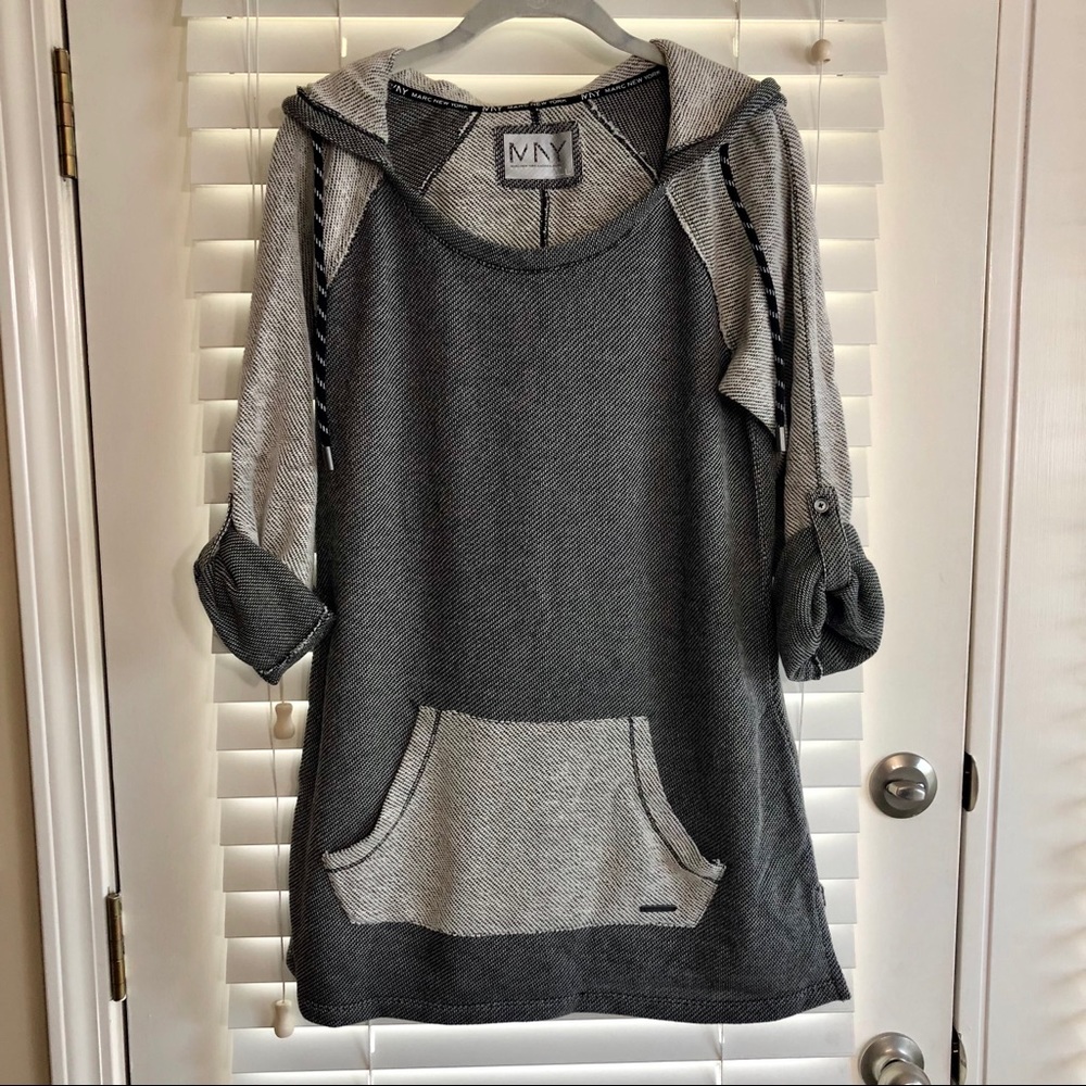 NWOT Andrew Marc Hooded Tunic